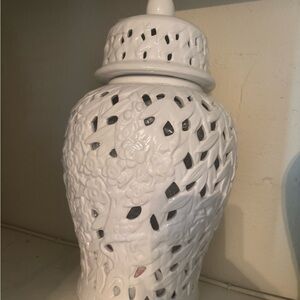 Elegant White Ceramic Vase